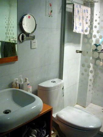 巧用吊蘭衛(wèi)生間大變樣