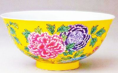 琺瑯彩上的牡丹